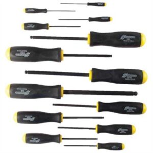 BONDHUS 13-PIECE STANDARD HEX SCREWDRIVER SET - .050-3/8