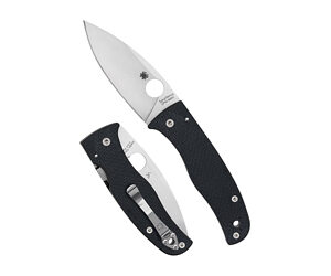 SPYDERCO BODACIOUS CF 3.63" BLK/SLV