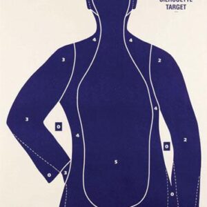 Champion LE Targets B21-E 25 yd. Police Silhouette Target -100/Pack