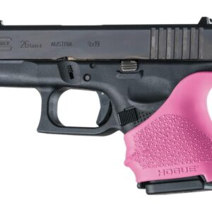 Hogue HandAll Beavertail Grip Sleeve Glock 26/27-Pink