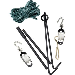 LEM Products Collapsible Gambrel with Rope Hoist