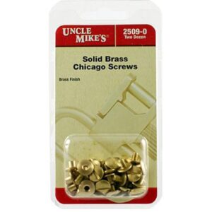 Uncle Mike's Chicago Brass Screws - 24 Pack
