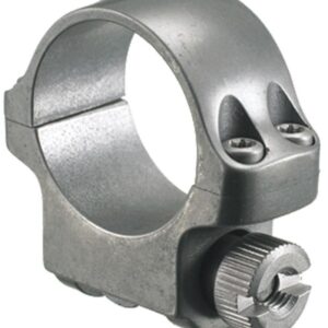 Ruger Steel Scope Ring - Single (3KTG) 1" Low .812" Height - Target Grey Stainless Finish