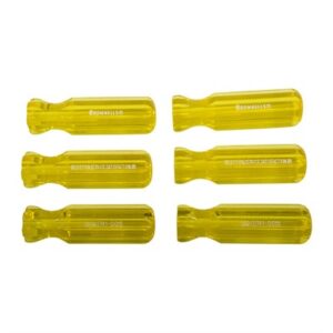 MOLDED PLASTIC TOOL HANDLE, L4 MODEL, YELLOW, 6 PACK