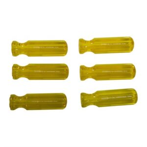 MOLDED PLASTIC TOOL HANDLE, L5 MODEL, YELLOW, 6 PACK