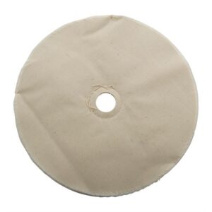 MUSLIN POLISHING WHEEL, LOOSE, 8'' X 20-PLY, 7/8'' ARBOR