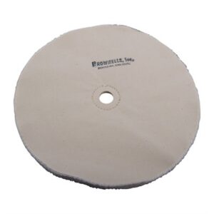 MUSLIN POLISHING WHEEL, LOOSE, 10'' X 20-PLY, 3/4'' ARBOR