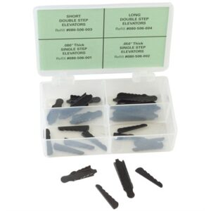 RIFLE REAR SIGHT ELEVATOR KIT BLACK