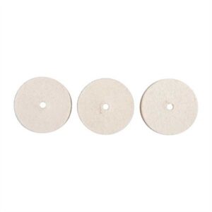 UNMOUNTED FELT BOB SQUARE 1''X3/8'' 3 PACK