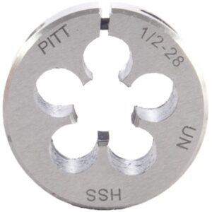 FLASH SUPPRESSOR ROUND DIE 1'' DIA, 1/2''-28 TPI FOR AR-15-M16