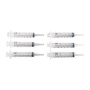 RE-USABLE SYRINGE, 50CC, 6 PACK