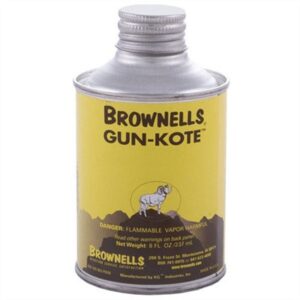 GUN-KOTE OVEN CURE GUN FINISH, 8OZ, MATTE BLACK