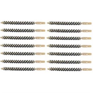 HEAVY WEIGHT NYLON RIFLE BRUSH 22 CALIBER CENTERFIRE 12 PACK