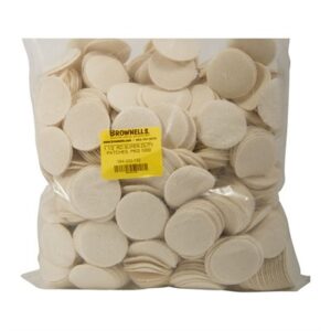 HEAVY DUTY COTTON ROUND PATCHES,  1.5''/.35-.40 CAL, 1000 PK