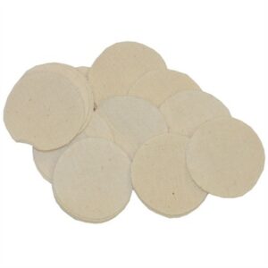 HEAVY DUTY COTTON ROUND PATCHES, 2''/.40-.50 CAL, 1000 PACK