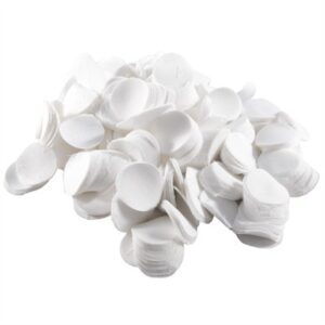 ROUND COTTON TWILL PATCHES, 1.125'', .22-.25 CAL, 1000 PACK