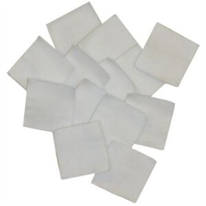 SQUARE COTTON PATCHES, 1.375'', .22-.270 CALIBER, 1000 PACK