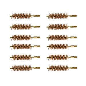 DOUBLE-TUFF BRONZE RIFLE BRUSH 54 CALIBER 12 PACK