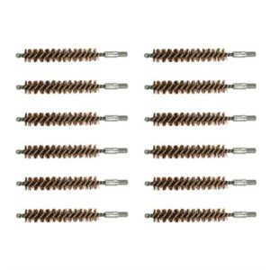 DOUBLE-TUFF BRONZE RIFLE BRUSH 375 CALIBER 12 PACK