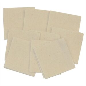 HEAVY DUTY SQUARE COTTON PATCHES, 2.5'' .35CAL/20 GA, 1000 PK