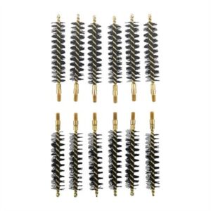 HEAVY WEIGHT NYLON RIFLE BRUSH 50 CALIBER 12 PACK
