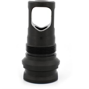 PRS MUZZLE BRAKE 0.375 3/4-24 THREADS SQUARE SHOULDER BLACK