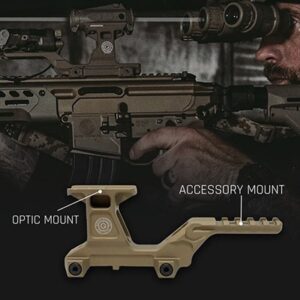 HYDRA V2 DUAL OPTIC MOUNT KIT FOR AIMPOINT MICRO-T2 FDE