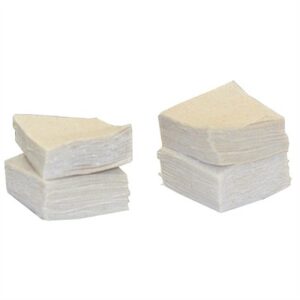 MIL-SPEC COTTON PATCHES, 1.25'' SQUARE, .22 CAL, 1,000 PACK