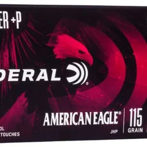 FEDERAL 38 SUPER +P 115GR JHP 50 RD/BX 20 BX/CS