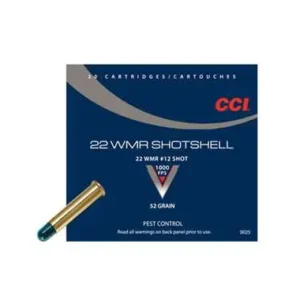 CCI 22 WMR SHOTSHELL 12 SHOT 20 RD/BX 100 BX/CS