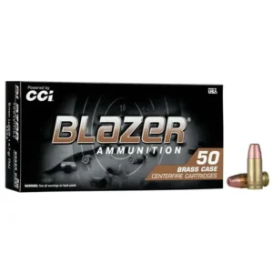 CCI 9MM LUGER 147GR FMJ BLAZER - BRASS 50 RD/BX 20 BX/CS