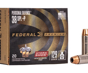 FED HYDRA-SHOK 38+P 129GR HP 20/500
