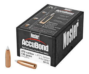 NOSLER 270 CAL 130GR ACCUBOND 50CT