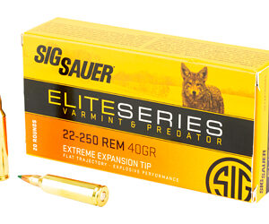 SIG AMMO 22-250REM 40GR V&P 20/200