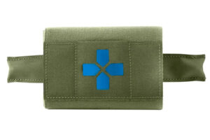 THE MICRO TRAUMA KIT NOW! COMPLETE KITS - BELT MOUNT, ADVANCED SUPPLIES, RANGER GREEN