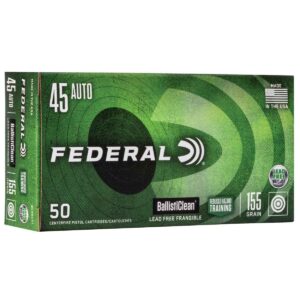Federal Ballisticlean Frangible Handgun Ammunition .45 ACP 155gr  RHT 1130 fps 50/ct