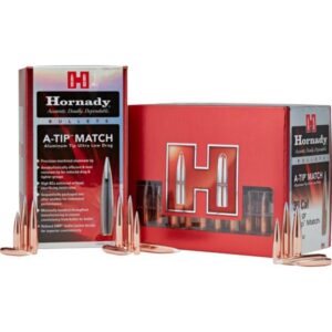 Hornady Aluminum A-Tip Match Rifle Bullets 22 cal .224" 76 gr PT 100/ct