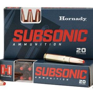 Hornady Subsonic Ammunition .300 BLACKOUT 190 gr SUB-X 1050 fps 20/ct