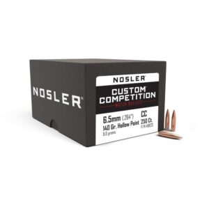 Nosler Custom Competition Rifle Bullets 6.5mm .264" 140 gr HPBT 250/ct