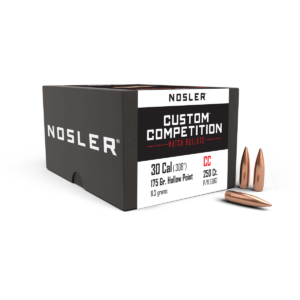 Nosler Custom Competition Rifle Bullets .30 cal .308" 175 gr HPBT 250/ct