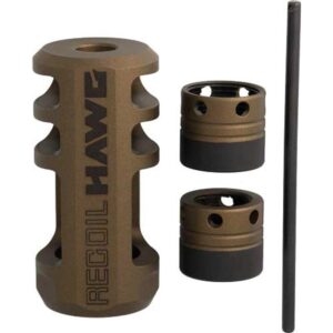 Browning Recoil Hawg Std. Muzzle Brake Smoked Bronze 5/8x24 and 1/2x28