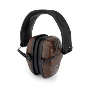 Ducks Unlimited Low Profile Passive Ear Muffs 23dB Brown