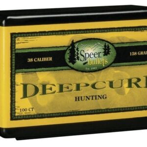Speer Deep Curl Handgun Hunting Bullets .38 cal / .357 Mag .357" 158 gr DCHP 100/ct