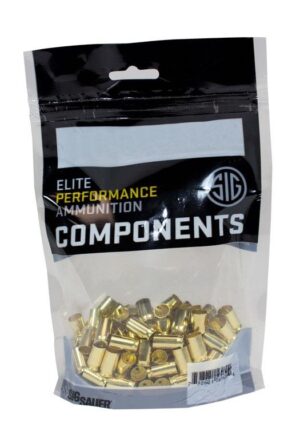 Sig Sauer Unprimed Handgun Brass Cartridge Cases 10mm Auto 100/ct