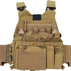 GUARD DOG TRAKR PLATE CARRIER FDE W/ PLACARD (15002)