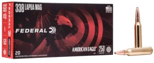 FEDERAL 338 LAPUA MAG 250GR SP 20RD/BX 10BX/CS