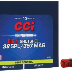 CCI 38/357 MAG BIG 4 SHOTSHELL 10 RD/BX 20 BX/CS