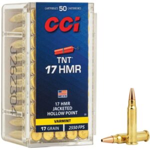 CCI 17 HMR 17GR TNT HOLLOW POINT 50 RD/BX 40 BX/CS