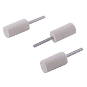 MANDREL MOUNTED FELT BOB SQUARE 1''X1/2'' 3 PACK