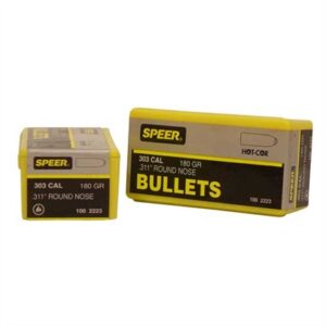 303 CALIBER (0.311'') 180GR SOFT POINT ROUND NOSE 100/BOX